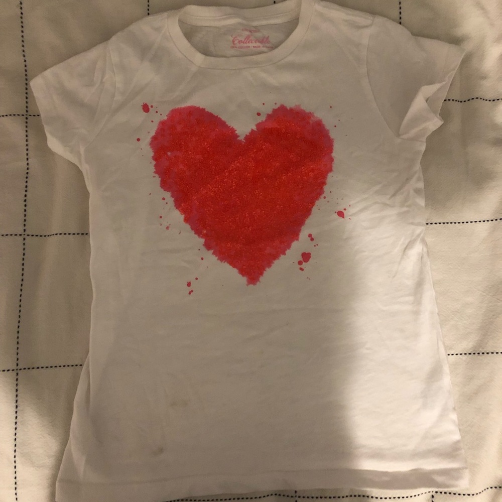 Crewcuts cute pink sequin tshirt